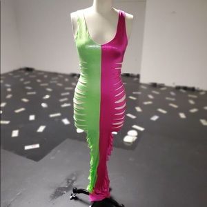 “Broken Hearted” Cover Up Fitted Maxi Dress